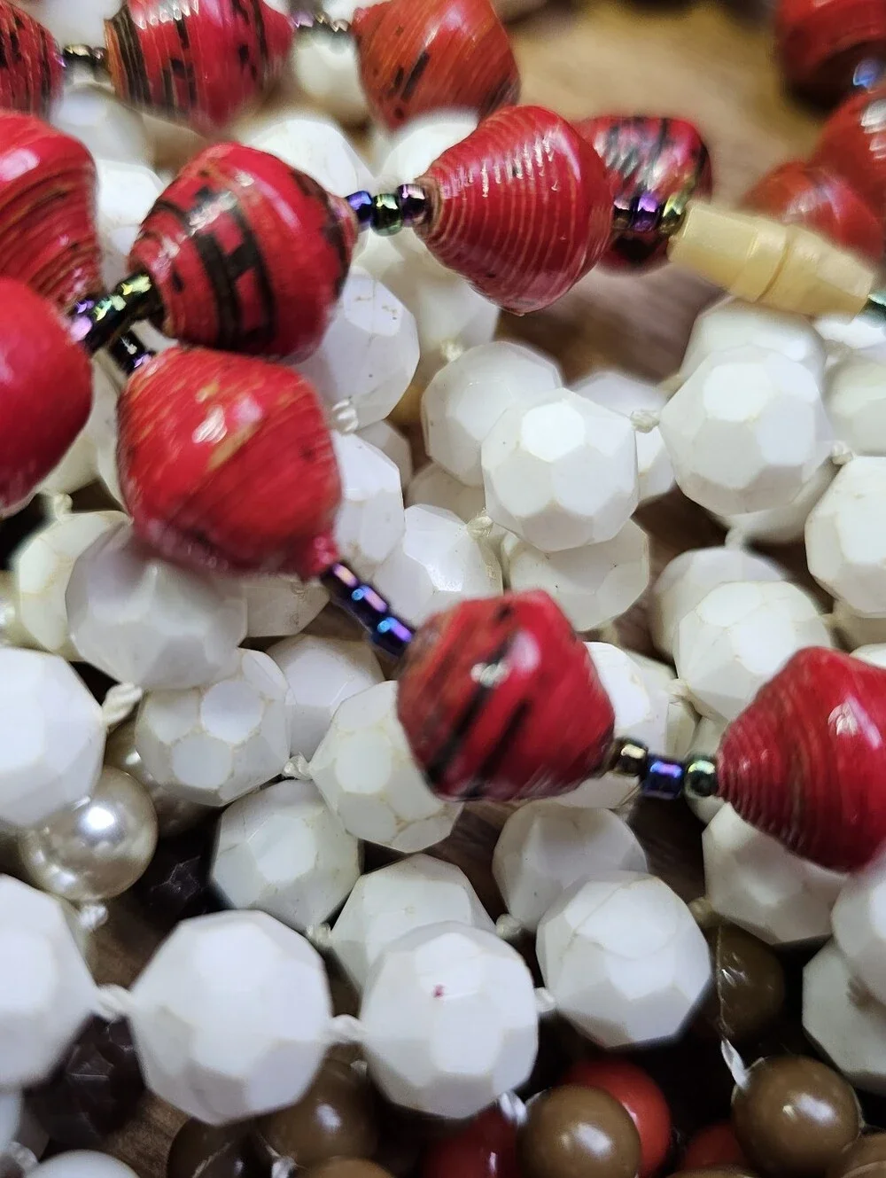 Craft Jewelry Beaded Necklaces For Upcycling Repurposing Art Projects